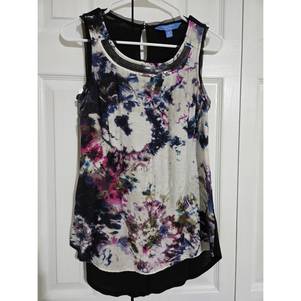 Simply Vera Vera Wang xs women's tie dye tank top